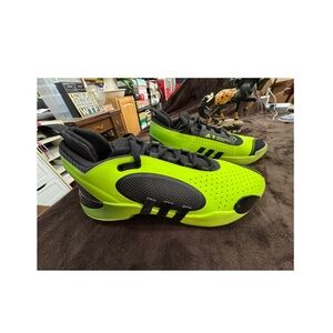 adidas Lime Green and Black Athletic Shoes